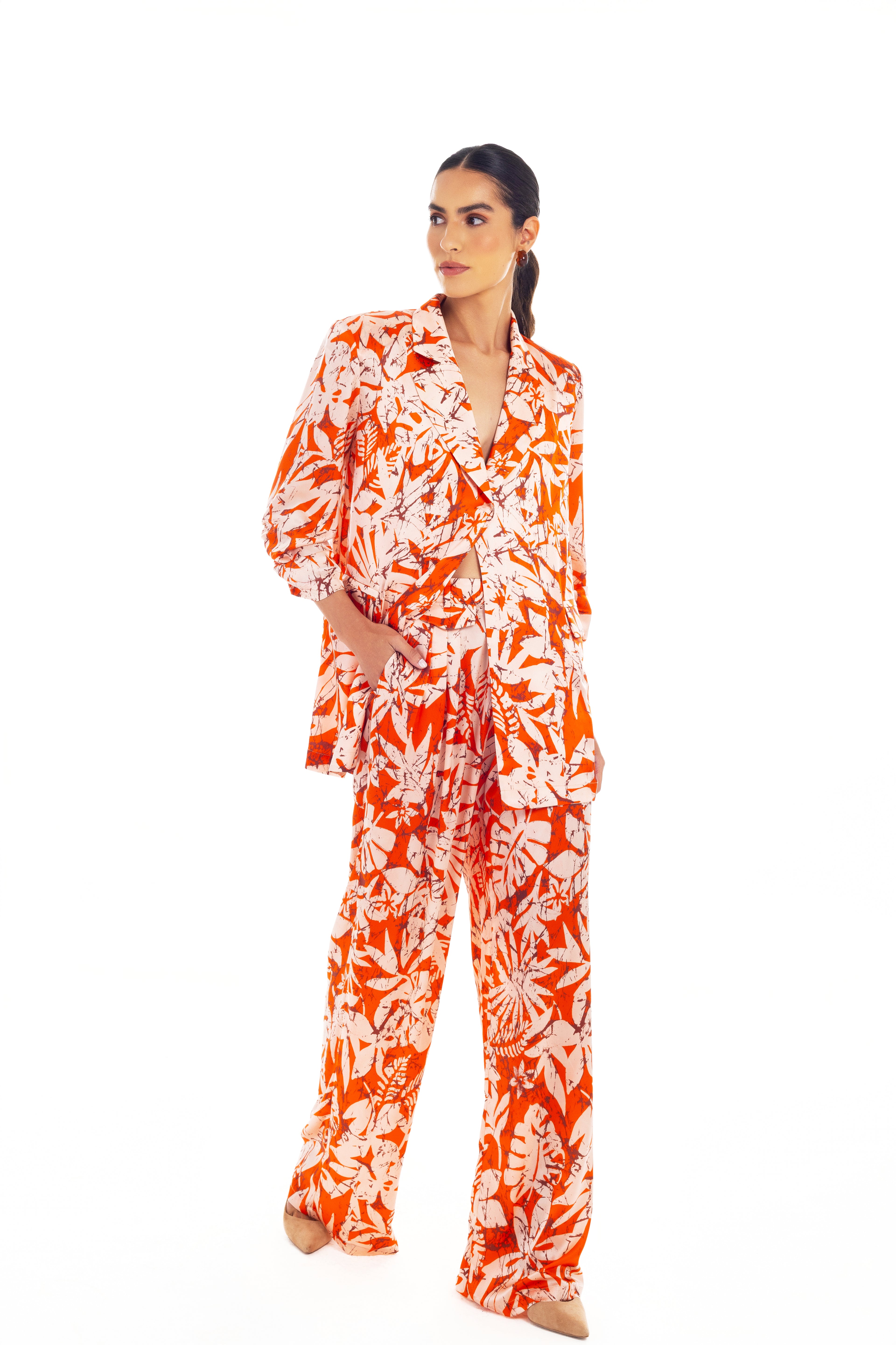 SILK BASEL PRINT JACKET