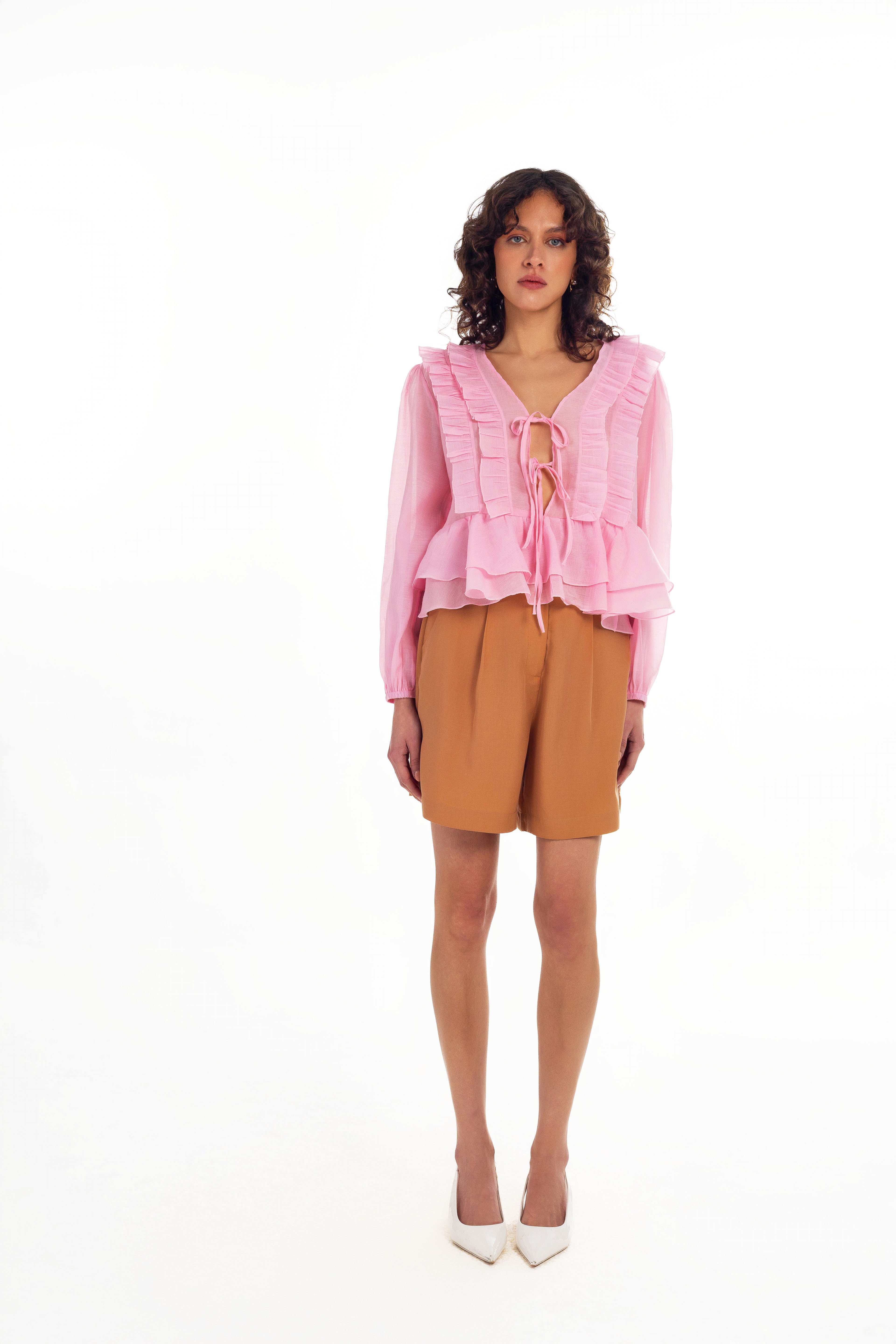 ZINA BLOUSE SOFT TIES