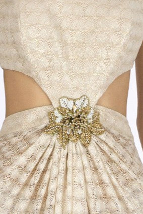 POEMA OPEN BACK PARTY FRONT DETAIL