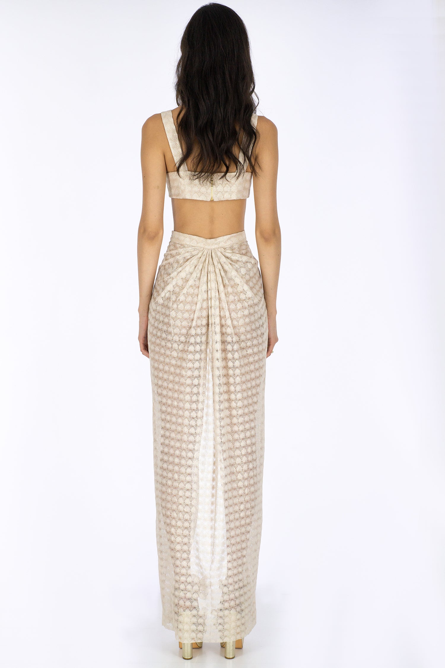 POEMA OPEN BACK PARTY FRONT DETAIL