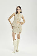 Asymmetrical Multicolor Skort