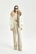 Fur-Collar Puffer Jacket