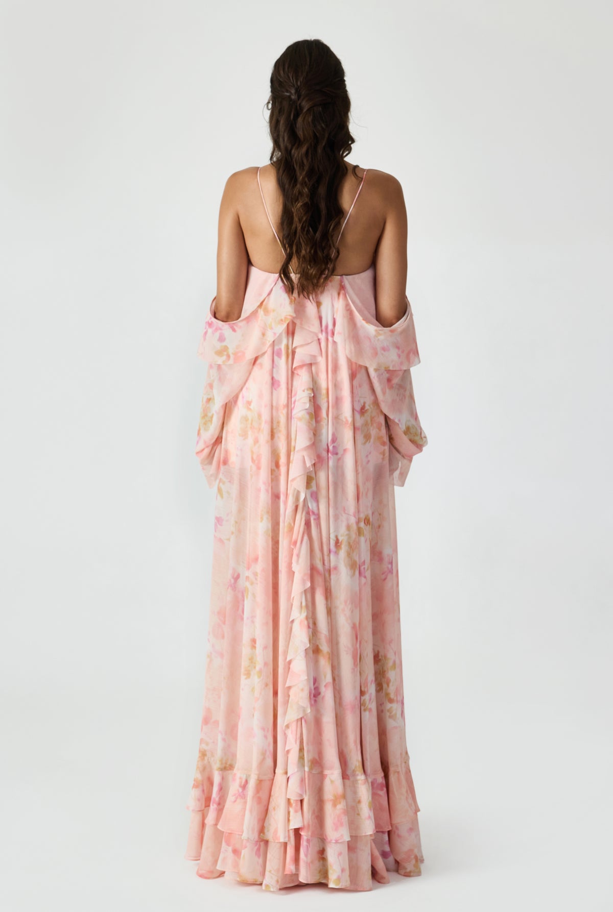 Ruffle Detailed Maxi Dress