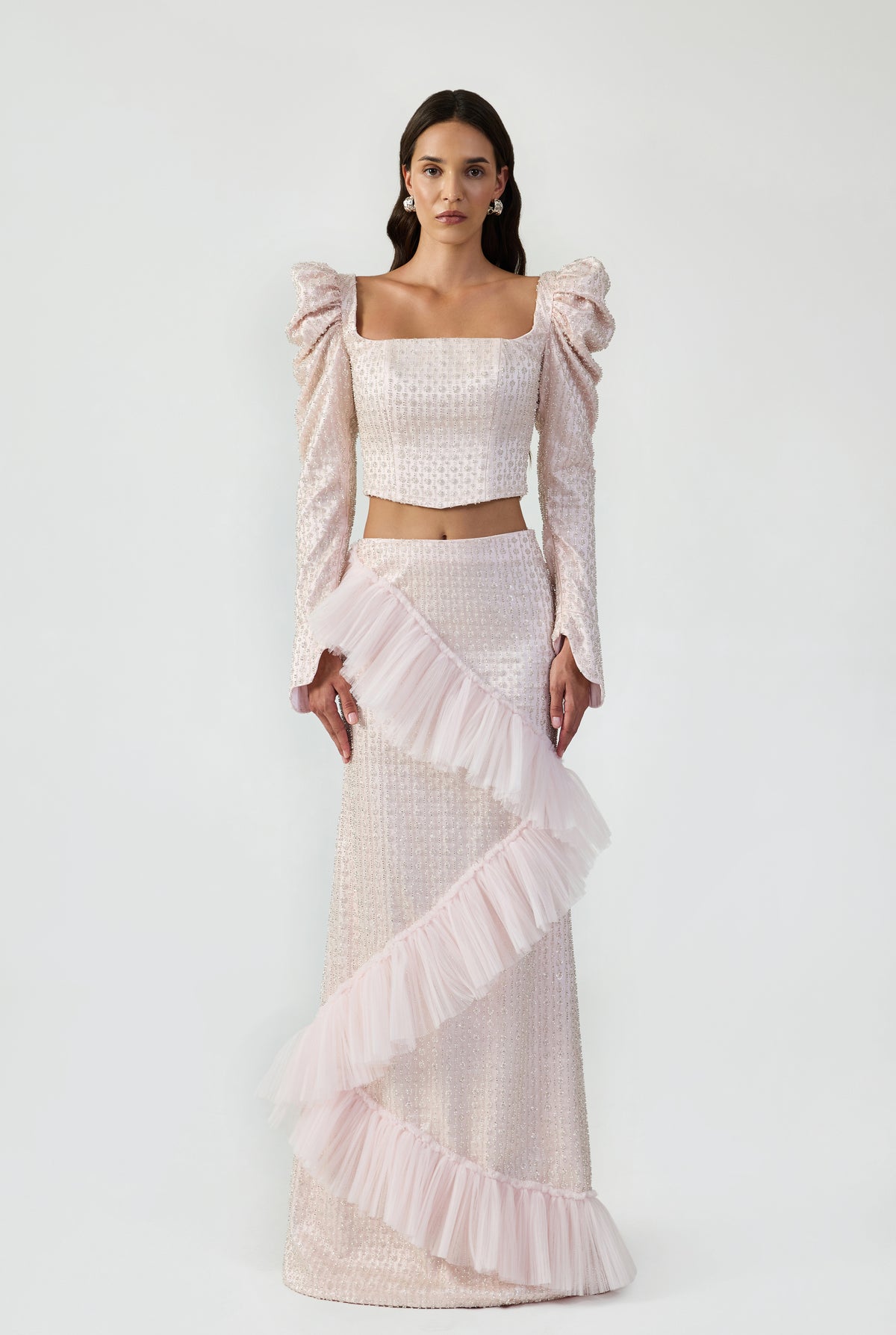 Gathered Puff Sleeve Top