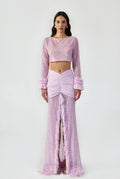 Sequin Maxi Skirt