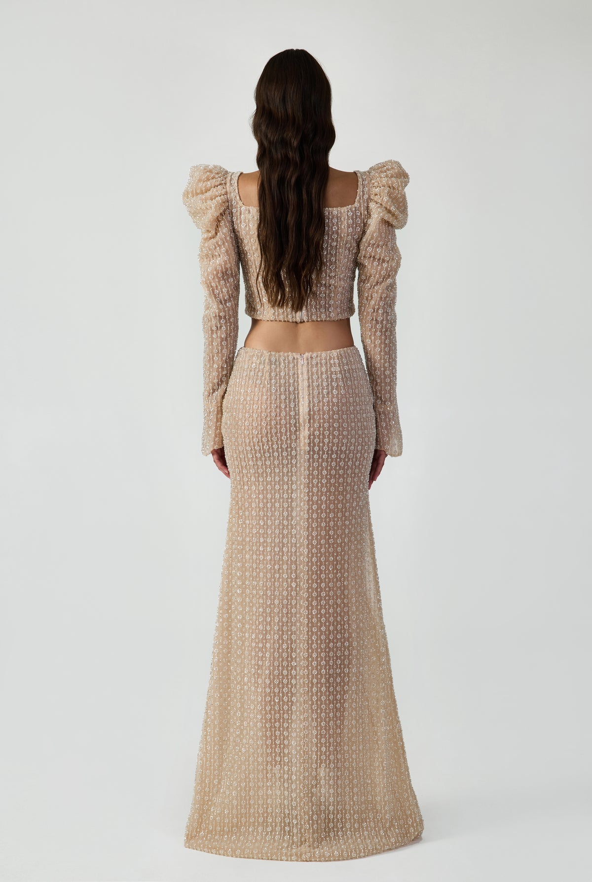 Bead Embroidery And Maxi Skirt