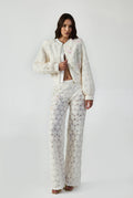 Pants With Handcrafted Applique