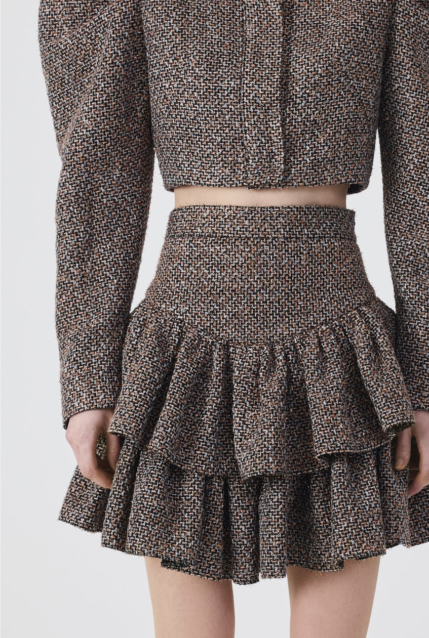 Tweed Mini Skirt