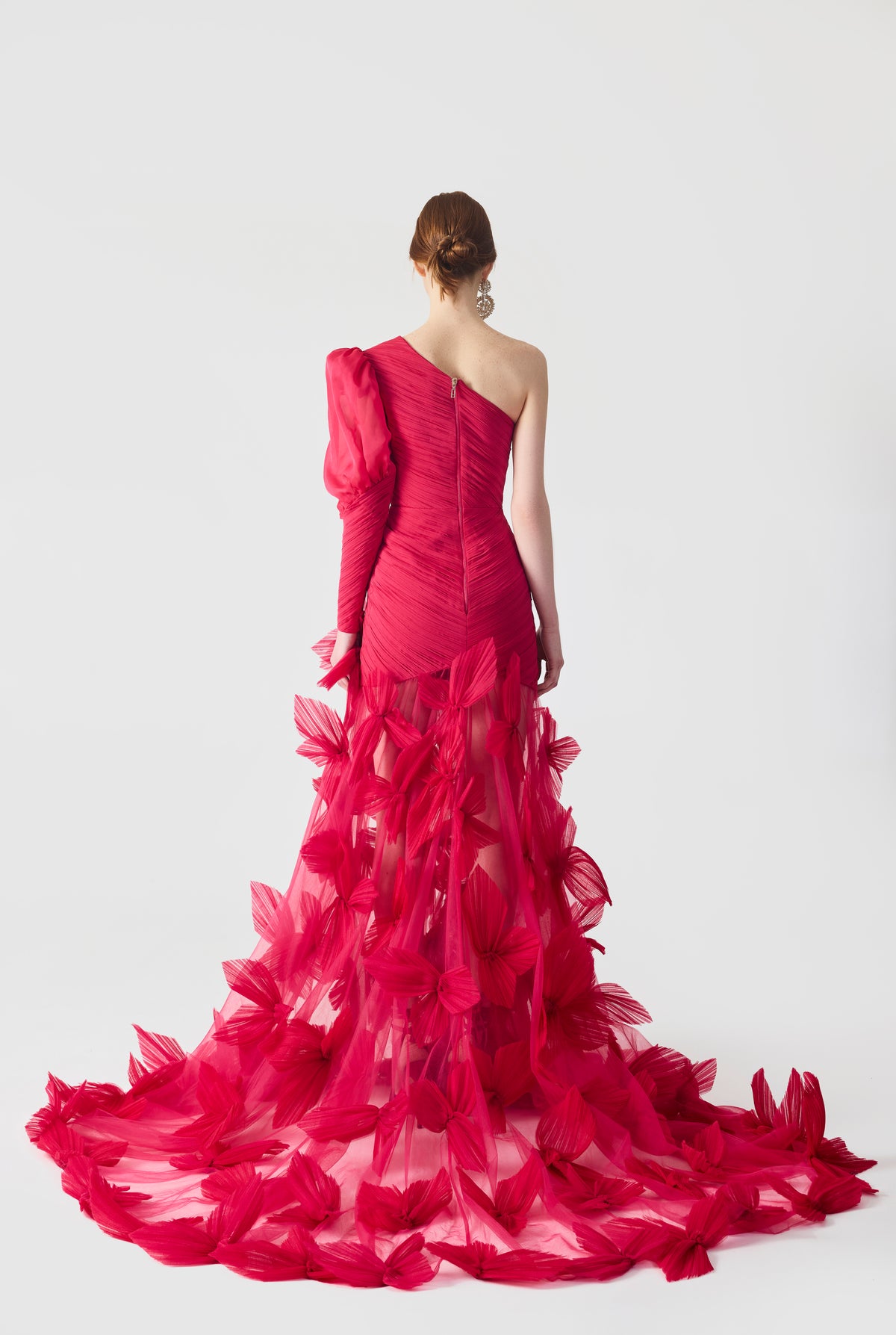 Drapped Hand Embroidered Maxi Dress