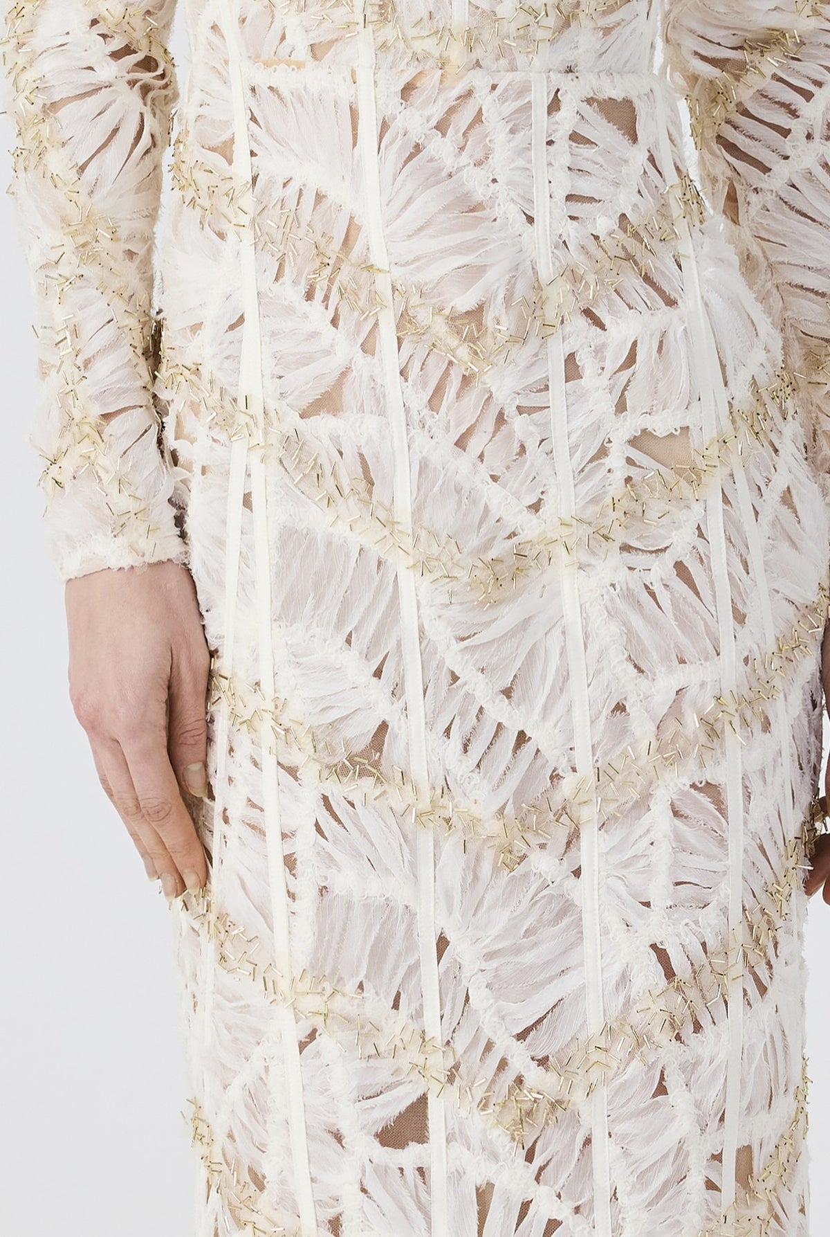 Flounce Midi Dress