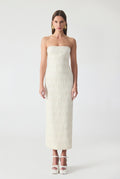 Strapless Midi Dress