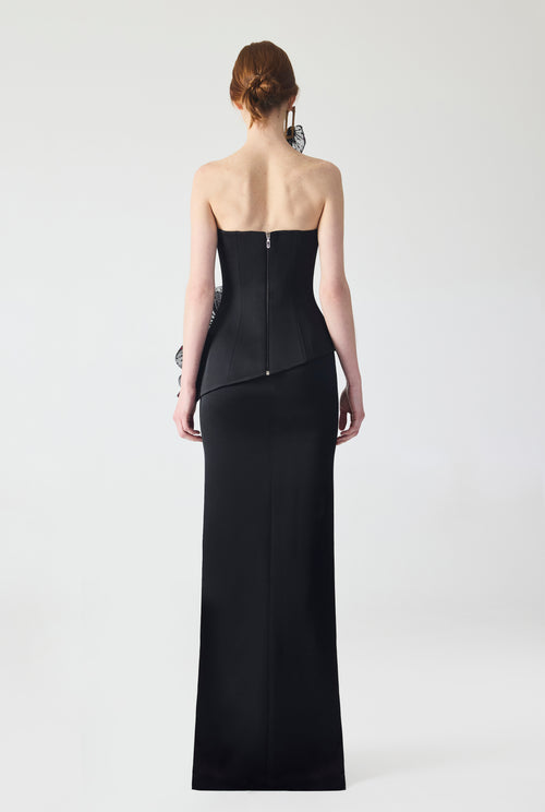 Crepe Maxi Skirt