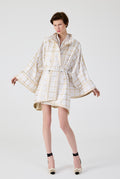 Gold Plaid Coat