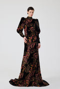 Fleur Eventail Maxi Dress