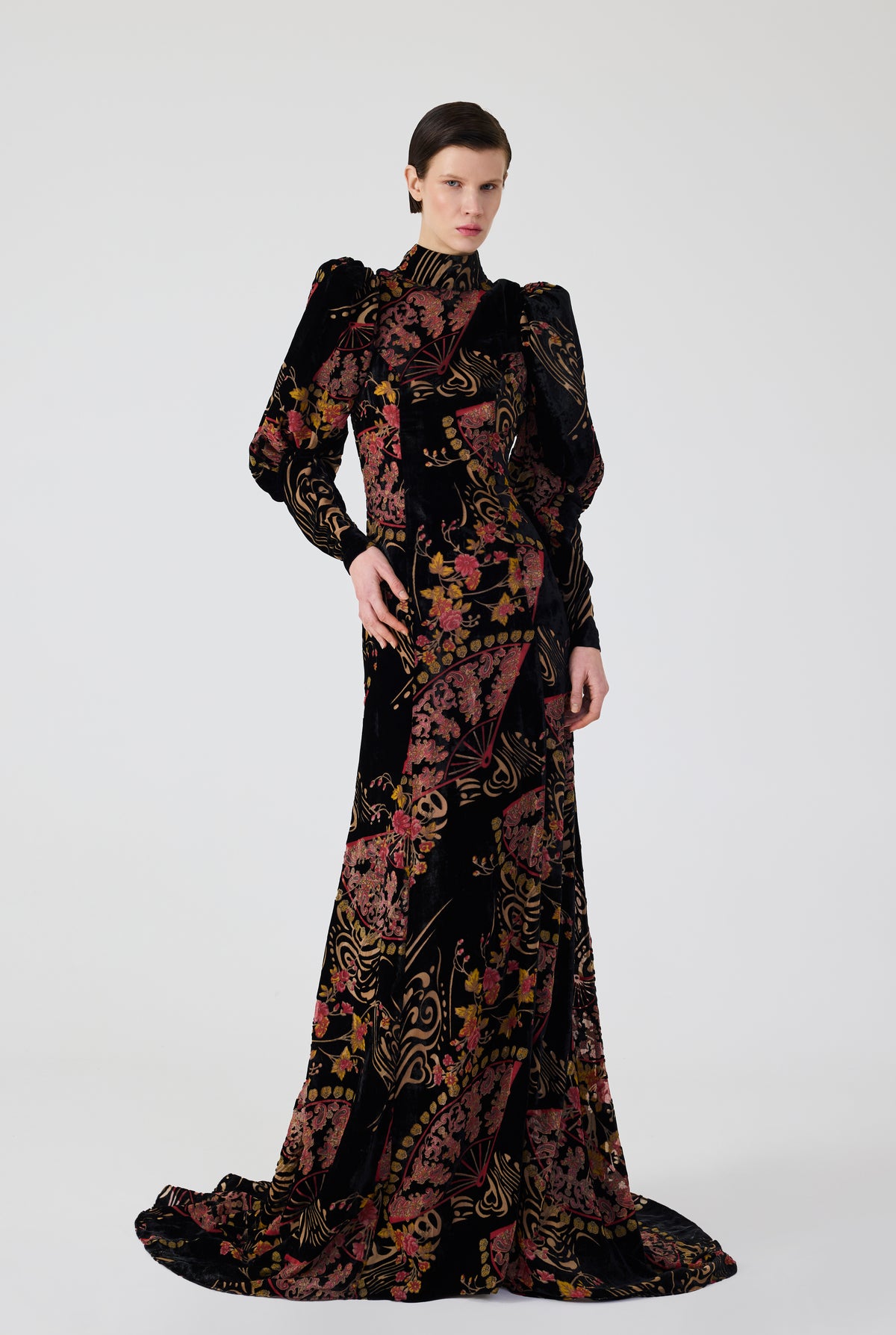 Fleur Eventail Maxi Dress