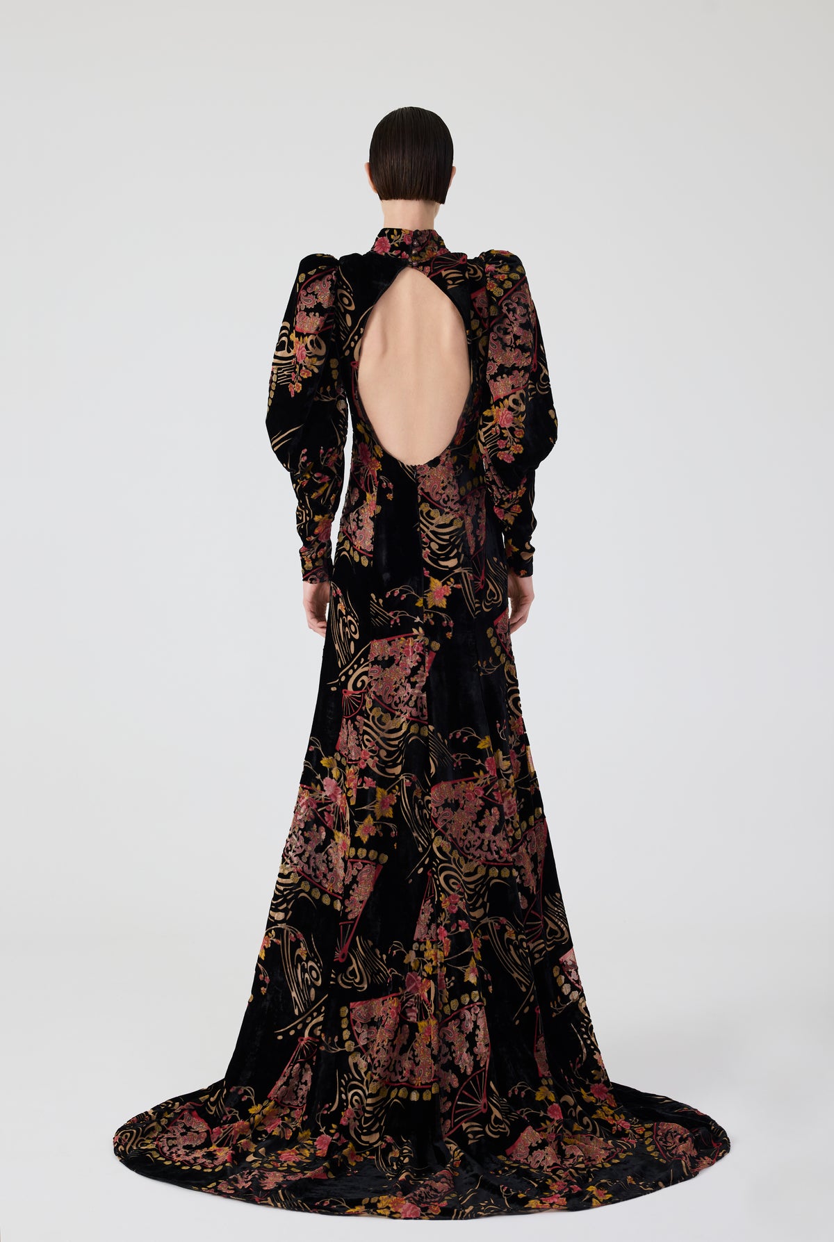 Fleur Eventail Maxi Dress