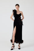 Velvet Midi Dress