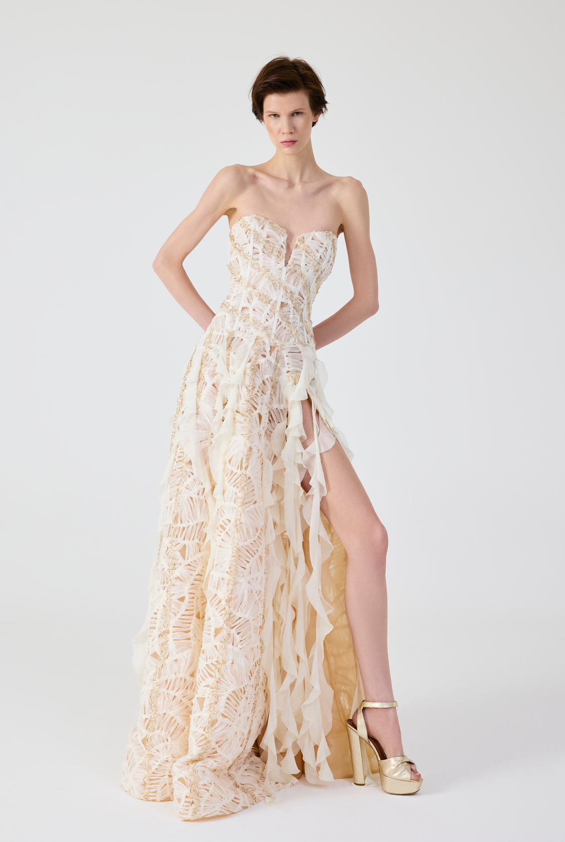 Flounce Long Dress