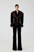 Velvet Oversize Jacket