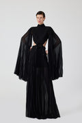 Pleated Maxi Dress