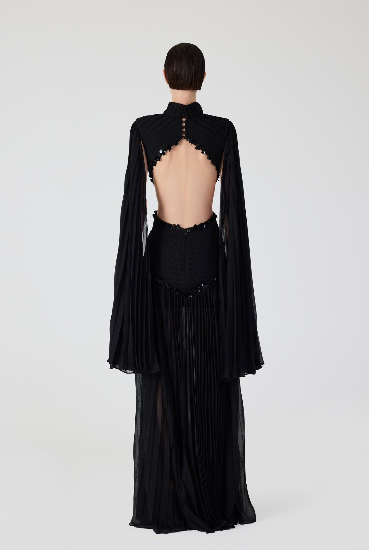 Pleated Maxi Dress