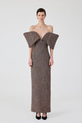 Tweed Long Dress