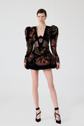 Fleur Eventail Mini Dress