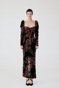 Fleur Eventail Midi Dress