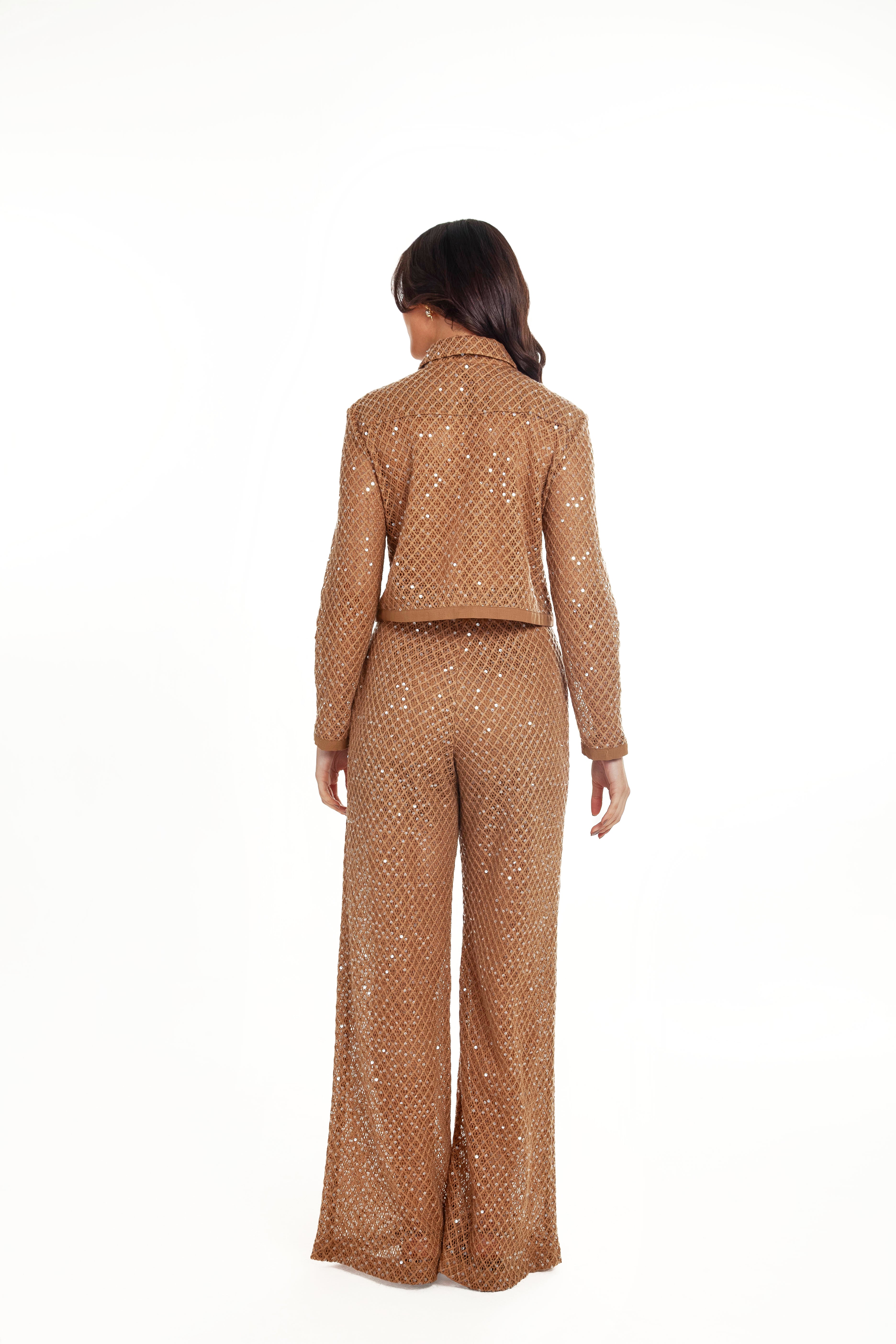 LAIZE MESH LINEN JACKET