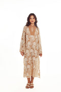 CARRIE LONG SLEEVES PRINT LONG SLEEVES DRESS