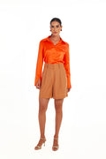 SILK BLOUSE FRONT BUTTONS