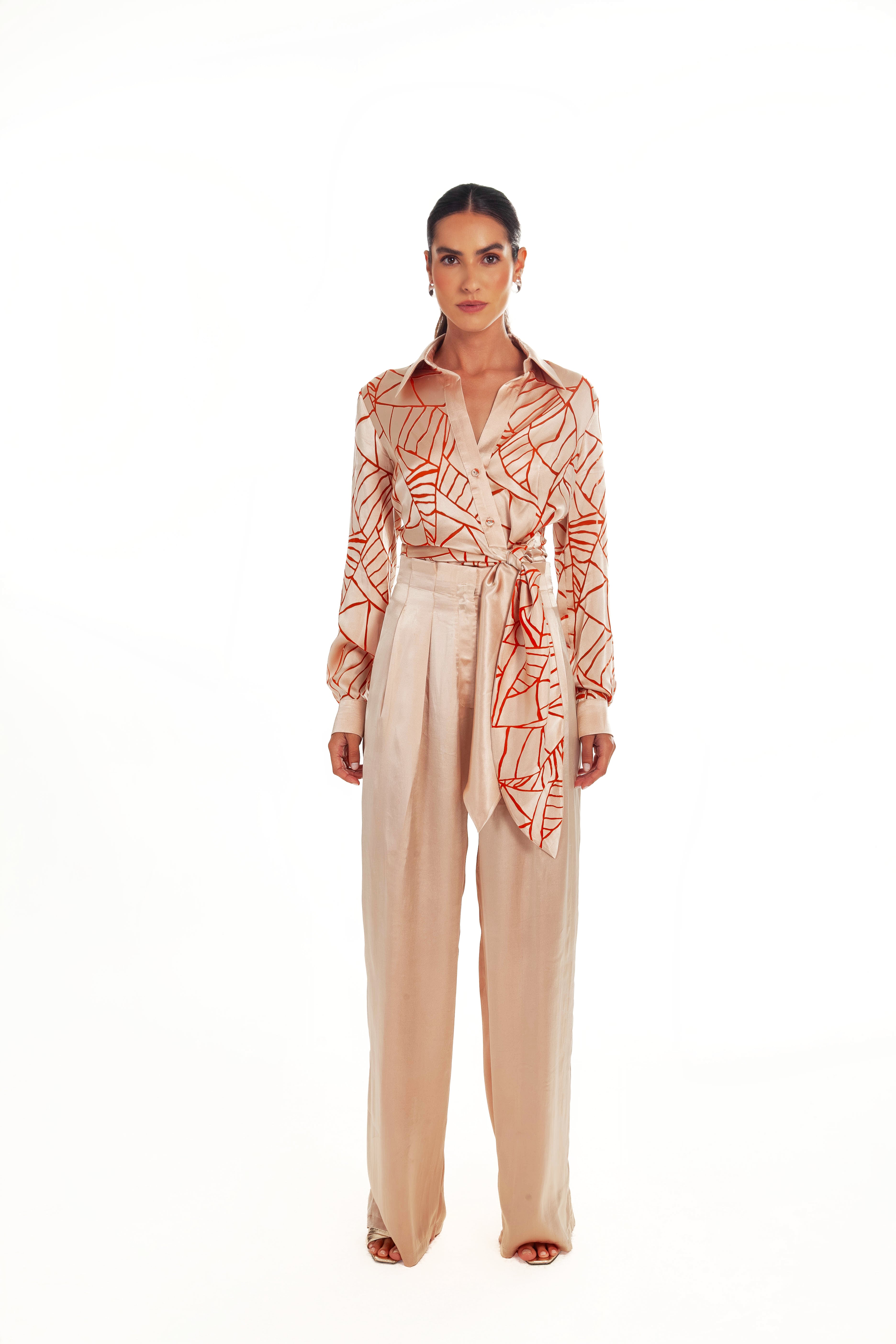 ROSE SILK PANTS